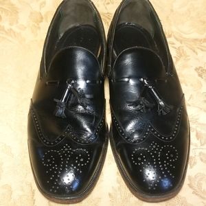Vintage Florsheim imperial,Black Western Style Men's oxfords,dress shoe.